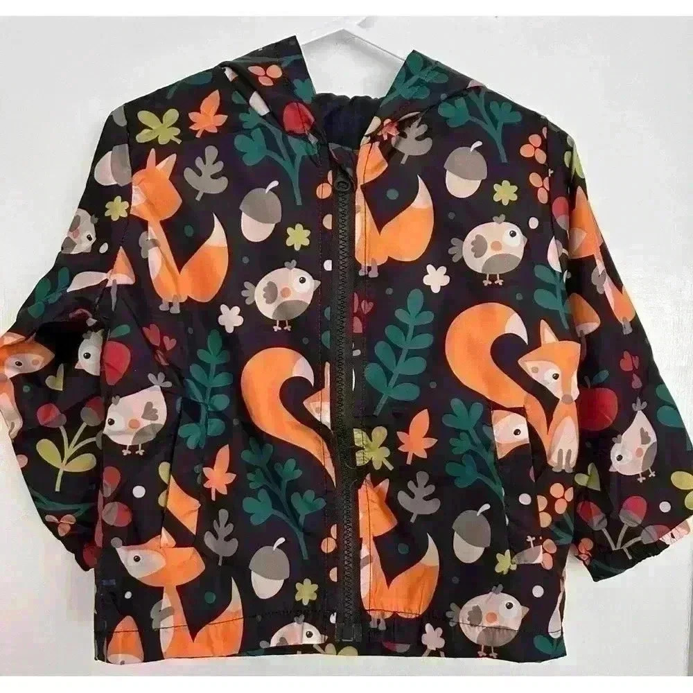 Children’s Colourful Fox Jacket  Size 18-24mos